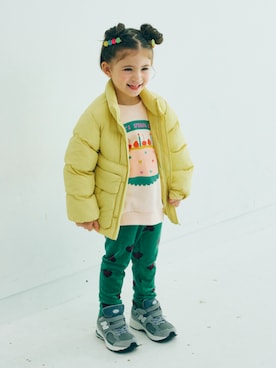 「アイテム（ダウンジャケット/コート）」を使った、F.O.OnlineStoreさん（キッズ・110cm）の秋コーディネート