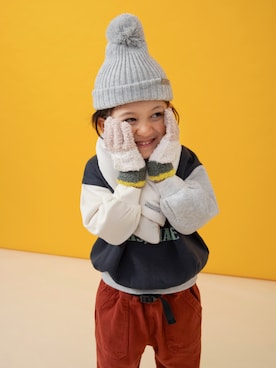 「アイテム（マフラー）」を使った、F.O.OnlineStoreさん（キッズ・110cm）の冬コーディネート