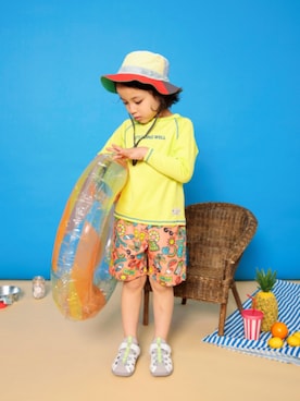 「BREEZE（ブリーズ）のアイテム」を使った、F.O.OnlineStoreさん（キッズ・110cm）の夏コーディネート