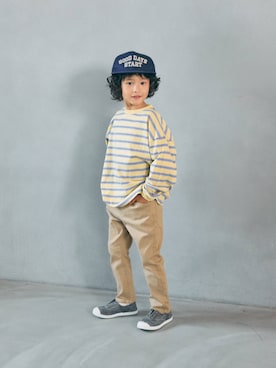 「BREEZE（ブリーズ）のアイテム（Tシャツ/カットソー）」を使った、F.O.OnlineStoreさん（キッズ・110cm）の秋コーディネート