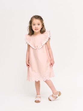 「キッズファッション」｜「アイテム（ワンピース/ドレス）」を使った、F.O.OnlineStoreさん（キッズ・110cm）の夏コーディネート