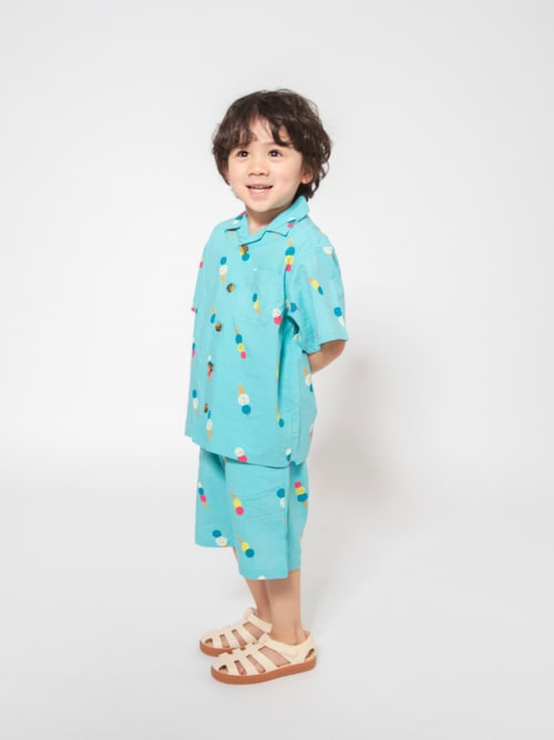 セール】【リンク/ジュニア対応】サマーシャツセットアップ