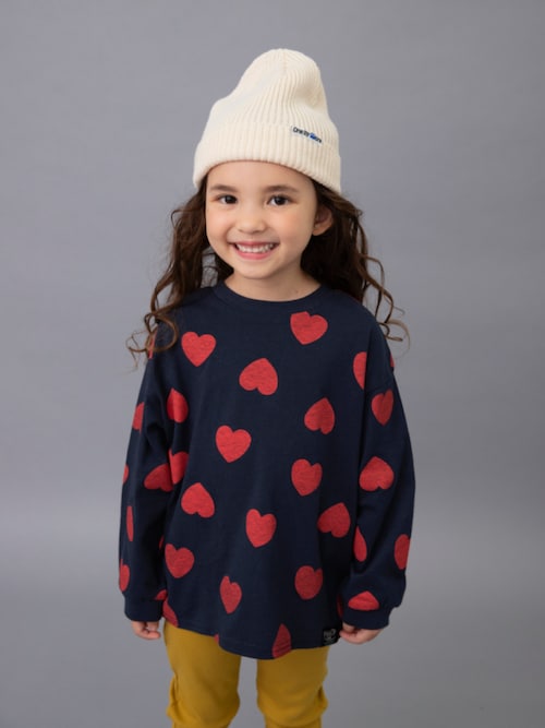 一回も着てなくて、子供の好みではないから、安く譲ります。 ☆SALE☆【どっちも正解】DAISUKI 総柄ロンT（J106915）|BREEZE