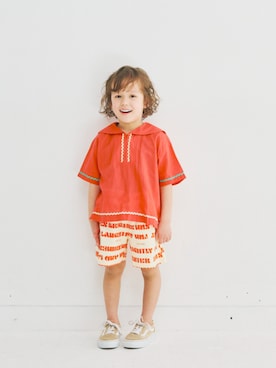 「アイテム（パンツ）」を使った、F.O.OnlineStoreさん（キッズ・110cm）の夏コーディネート