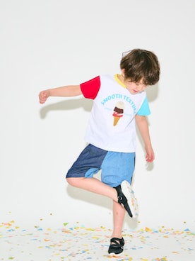 「アイスクリーム」｜F.O.OnlineStoreさん（キッズ・110cm）の夏コーディネート
