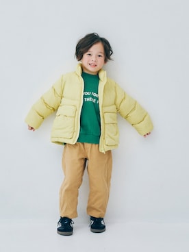 「アイテム（スウェット）」を使った、F.O.OnlineStoreさん（キッズ・110cm）の秋コーディネート