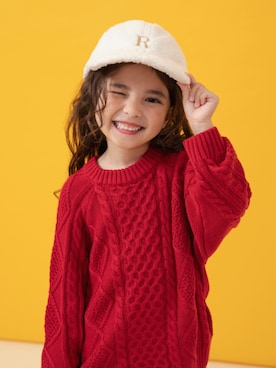 「アイテム（トップス）」を使った、F.O.OnlineStoreさん（キッズ・110cm）の冬コーディネート