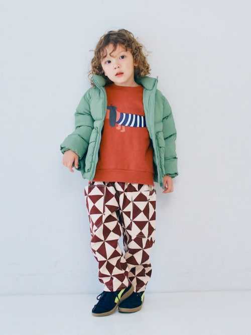 セール】【ジュニア対応】総柄ツイルワイドパンツ（その他パンツ）｜p