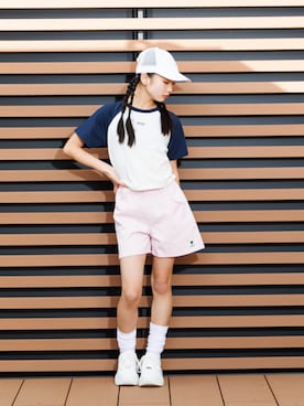「アイテム（帽子）」を使った、F.O.OnlineStoreさん（キッズ・151cm）の夏コーディネート