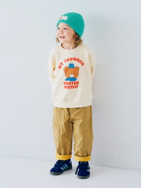 「アイテム（レッグウェア）」を使った、F.O.OnlineStoreさん（キッズ・110cm）の秋コーディネート