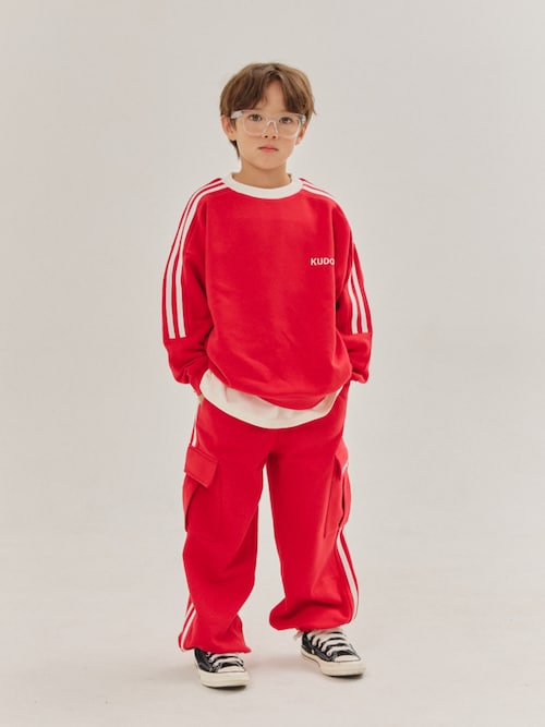 セール】【WEB限定/セットアップ可】サイドラインパンツ_ジュニア対応