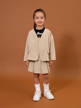 「アイテム（スーツセット）」を使った、F.O.OnlineStoreさん（キッズ・110cm）の秋コーディネート