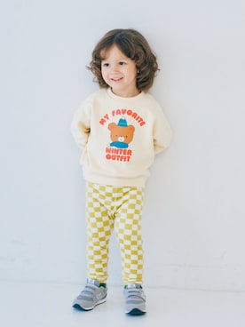 「アイテム（レッグウェア）」を使った、F.O.OnlineStoreさん（キッズ・90cm）の秋コーディネート