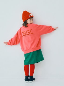 「アイテム（タイツ/ストッキング）」を使った、F.O.OnlineStoreさん（キッズ・110cm）の秋コーディネート