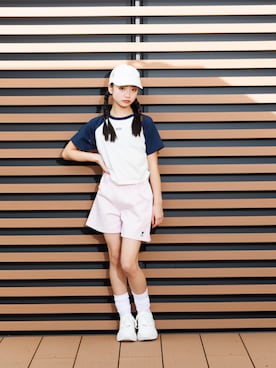 「アイテム（レッグウェア）」を使った、F.O.OnlineStoreさん（キッズ・151cm）の夏コーディネート