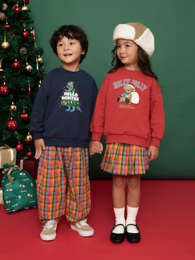 「BREEZE（ブリーズ）のアイテム」を使った、F.O.OnlineStoreさん（キッズ・110cm）の秋コーディネート