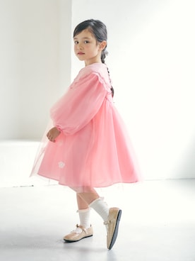 「アイテム（ワンピース/ドレス）」を使った、F.O.OnlineStoreさん（キッズ・110cm）の冬コーディネート