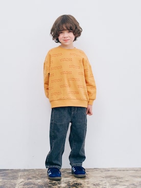 「アイテム（スウェット）」を使った、F.O.OnlineStoreさん（キッズ・110cm）の秋コーディネート