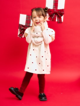 「アイテム（ファッション雑貨）」を使った、F.O.OnlineStoreさん（キッズ・90cm）の冬コーディネート