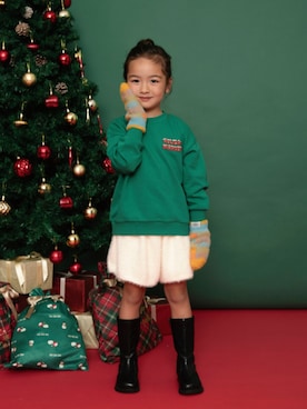 「アイテム（ファッション雑貨）」を使った、F.O.OnlineStoreさん（キッズ・110cm）の冬コーディネート