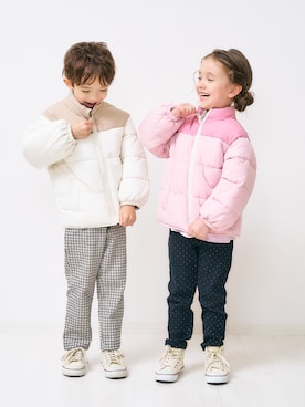 「アイテム（レギンス/スパッツ）」を使った、F.O.OnlineStoreさん（キッズ・110cm）の秋コーディネート