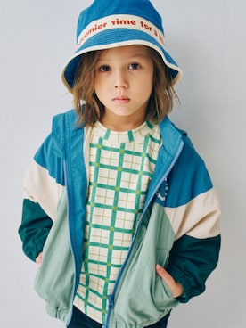 「p.premier（ピードットプルミエ）のアイテム」を使った、F.O.OnlineStoreさん（キッズ・110cm）の冬コーディネート