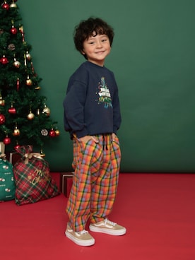 「アイテム（スウェット）」を使った、F.O.OnlineStoreさん（キッズ・110cm）の秋コーディネート