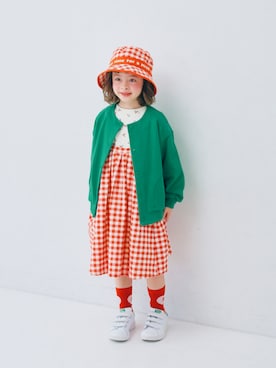 「p.premier（ピードットプルミエ）のアイテム」を使った、F.O.OnlineStoreさん（キッズ・110cm）の冬コーディネート