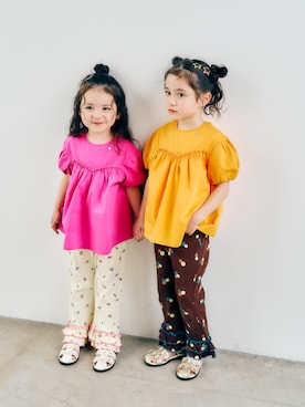 「F.O.Online Store」｜F.O.OnlineStoreさん（キッズ・110cm）の春コーディネート