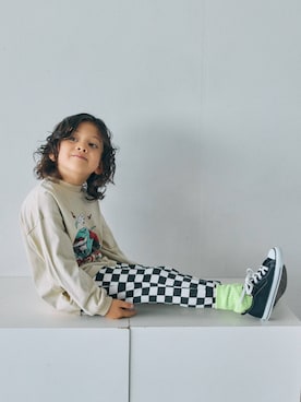 「BREEZE（ブリーズ）のアイテム（Tシャツ/カットソー）」を使った、F.O.OnlineStoreさん（キッズ・110cm）の秋コーディネート