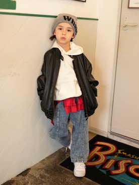 「アイテム（ジャケット/アウター）」を使った、F.O.OnlineStoreさん（キッズ・110cm）の秋コーディネート