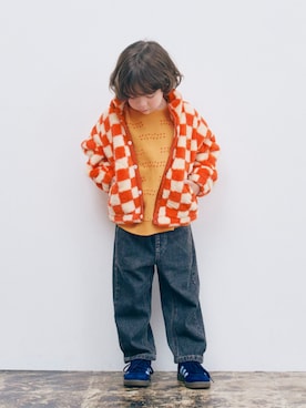 「アイテム（ブルゾン）」を使った、F.O.OnlineStoreさん（キッズ・110cm）の秋コーディネート