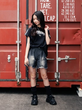 「ストリート系」｜F.O.OnlineStoreさん（キッズ・153cm）の夏コーディネート