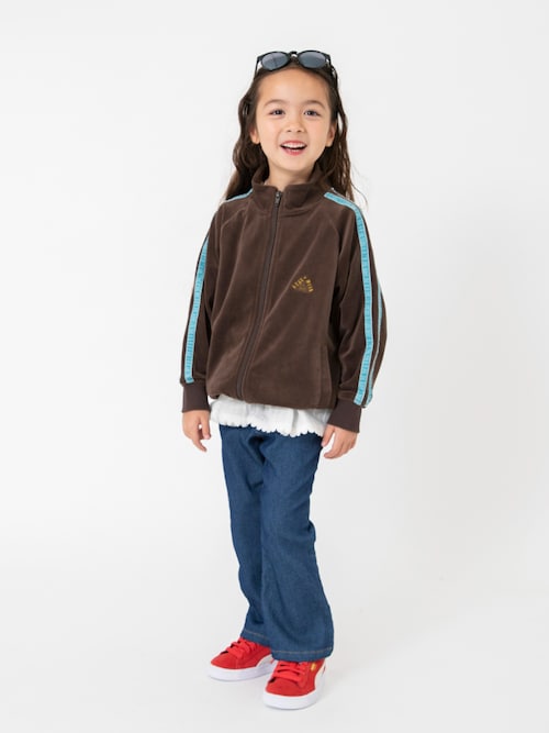 ジュニア対応】ベロアトラックジャケット(セットアップ可