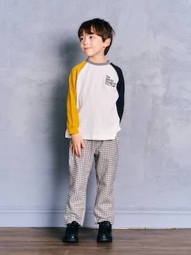 「アイテム（ブーツ）」を使った、F.O.OnlineStoreさん（キッズ・110cm）の秋コーディネート