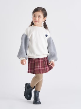 「アイテム（タイツ/ストッキング）」を使った、F.O.OnlineStoreさん（キッズ・110cm）の冬コーディネート