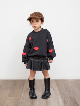 「BREEZE（ブリーズ）のアイテム（トップス）」を使った、F.O.OnlineStoreさん（キッズ・110cm）の冬コーディネート