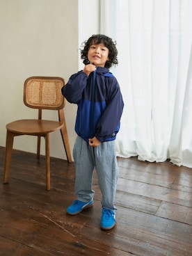 「BREEZE（ブリーズ）の【26AW新作】シェフワイドパンツ_リンク（その他パンツ、その他）」を使った、F.O.OnlineStoreさん（キッズ・110cm）の秋コーディネート