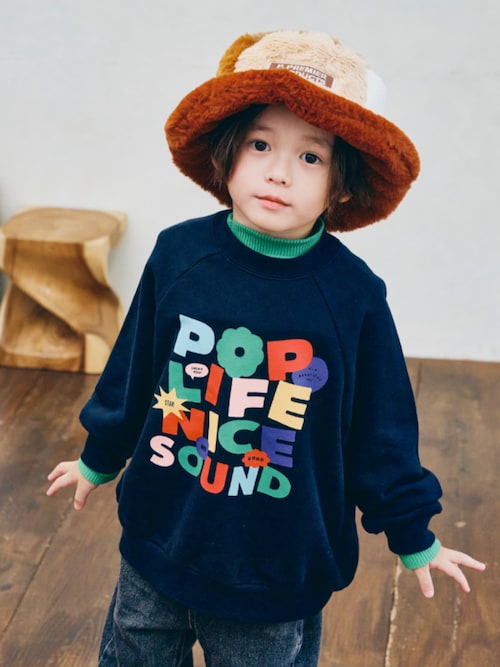 ジュニア対応】3柄グラフィックトレーナー（スウェット）｜p.premier