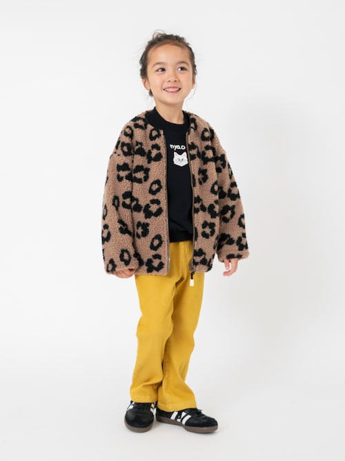 ジュニア対応】ジャガードボアジャケット（ブルゾン）｜BREEZE