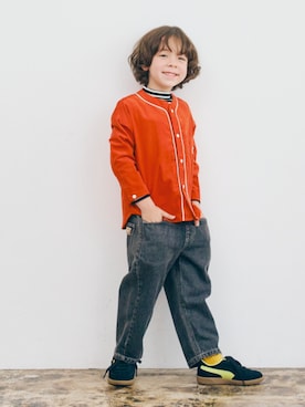 「アイテム（レッグウェア）」を使った、F.O.OnlineStoreさん（キッズ・110cm）の冬コーディネート