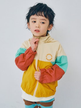 「p.premier（ピードットプルミエ）のアイテム」を使った、F.O.OnlineStoreさん（キッズ・110cm）の冬コーディネート