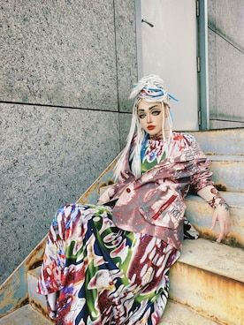 「no brand（ノーブランド）のアイテム（ジャケット/アウター、ピンク系）」を使った、WEDNESDAYさん（レディース・163cm）の春コーディネート