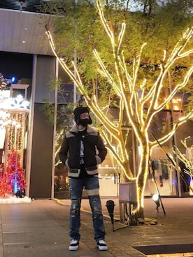 「STYLE」｜「アイテム（ジャケット/アウター）」を使った、リュウ ショウキンさん（メンズ・172cm）の冬コーディネート