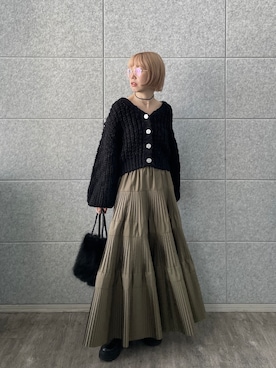 「GALLEST（ギャレスト）のアイテム」を使った、mikuさん（レディース・162cm）の秋コーディネート