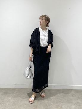 「cloenc（クロエンス）のアイテム」を使った、mikuさん（レディース・160cm）の春コーディネート