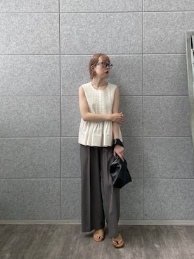 「cloenc（クロエンス）のアイテム」を使った、mikuさん（レディース・160cm）の春コーディネート
