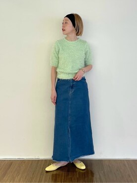 「cloenc（クロエンス）のアイテム」を使った、mikuさん（レディース・160cm）の冬コーディネート