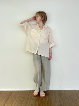 「cloenc（クロエンス）のアイテム」を使った、mikuさん（レディース・160cm）の春コーディネート