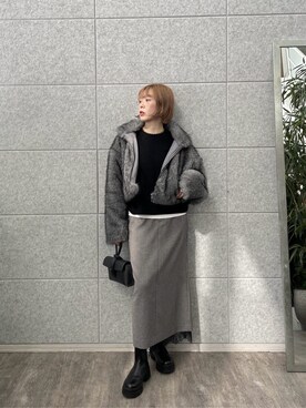 mikuさん（レディース・160cm）の冬コーディネート